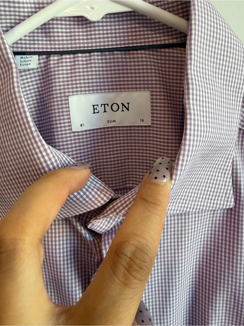 Eton Mens Slim Formal Shirt - Picture 2 of 4